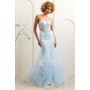 Amelia Couture 8002 Bare Shoulder Ruffled Trumpet Evening Gown