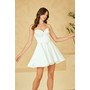 Amelia Couture 5082s Short Tube Style Flowing Evening Gown