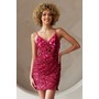 Amelia Couture 5057S Mirror Rhinestone Short Shimmer Evening Gown