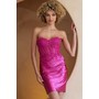 Amelia Couture BZ9028S Short Bare Shoulder Silk Evening Gown