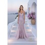 Terani 261P6191 Sweetheart Beaded Tulle Trumpet Formal Evening Gown