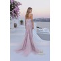 Terani 261P6191 Sweetheart Beaded Tulle Trumpet Formal Evening Gown