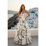 Terani 261P6705 Sweetheart Printed Glossy Princess Cut Evening Wear