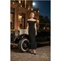 Terani 252C5033 Exposed Shoulder Scuba Slim Fit Formal Gown
