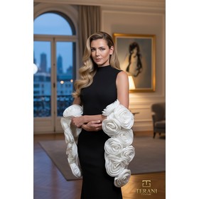 Terani 261CA6754 Silk Shawl