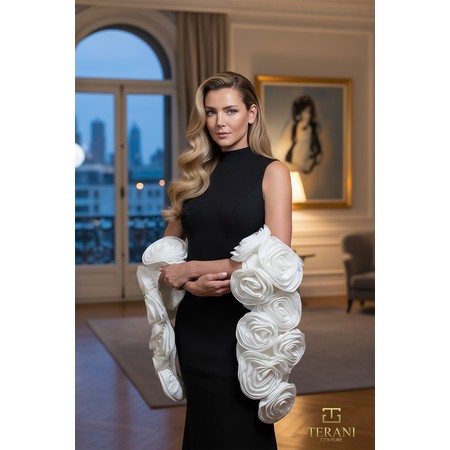 Terani 261CA6754 Silk Shawl