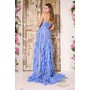 Terani 252E5537 Bare Shoulder Chiffon Formal Gown With Straight Neckli