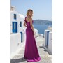Terani 261E6247 Asymmetric One-Shoulder Matte Satin Bodycon Gown With 