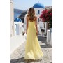 Terani 261E6736 Straight Neck Chiffon & Crepe Flowing Formal Gown