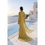 Terani 261M6403 Asymmetric Chiffon Column Evening Wear With Train And 