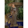 Terani 261M6450 Plunging Iridescent Jacquard Column Evening Wear With 