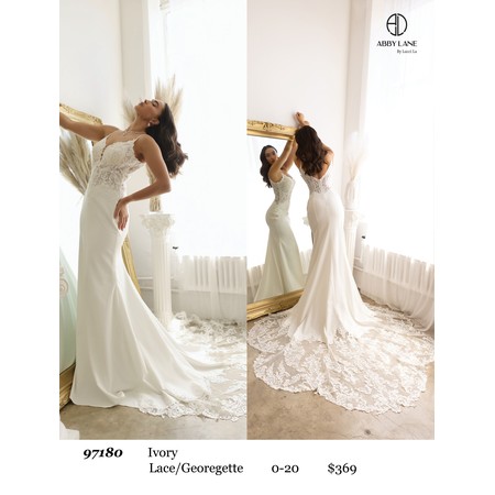 Abby Paris AP-97180 Delicate Georgette Formal Evening Gown