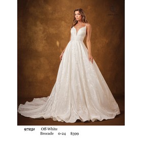 Abby Paris AP-97251 Brocade Evening Wear