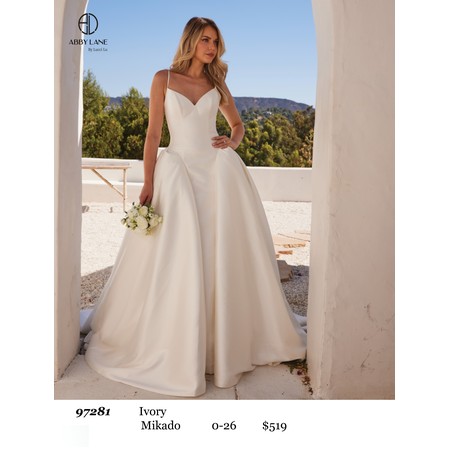 Abby Paris AP-97281 Mikado Formal Evening Gown Style 9728