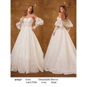 Abby Paris AP-97247 Delicate Mesh Evening Wear Style 9724