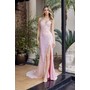 Nox Anabel G1655 Sleeveless Sparkle Applique Tailored Formal Gown With