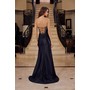 Nox Anabel M1707 Tube Style Satin Gown With Bow Accent
