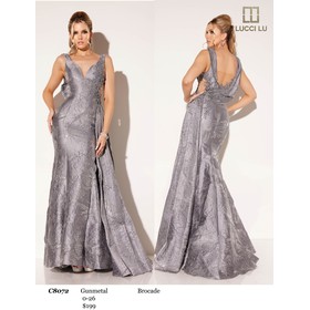 Lucci Lu LL-C8072 Brocade Evening Wear Style C807