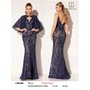 Lucci Lu LL-C8086 Adorned Layered Evening Wear Style C808