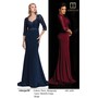 Lucci Lu LL-6030W Delicate Stretch Crepe Formal Gown