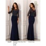 Lucci Lu LL-6049W Stretch Crepe Gown