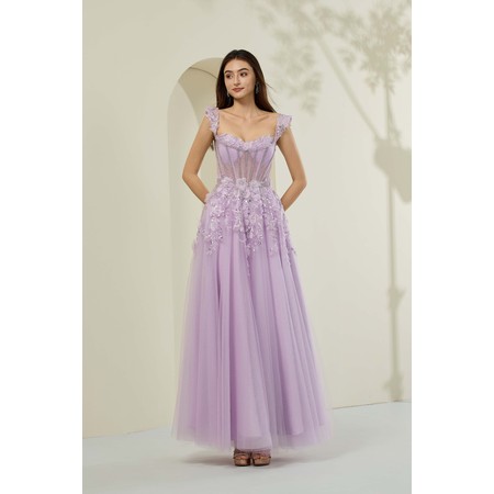 Lucci Lu LL-1443 Detailed Tulle Gown Style 1443
