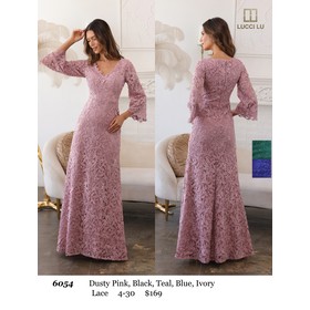 Lucci Lu LL-6054 Detailed Gown