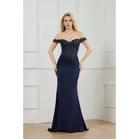 Lucci Lu LL-1471 Silk Formal Evening Gown