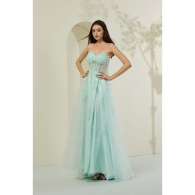 Lucci Lu LL-1476 Detailed Tulle Gown Style 1476