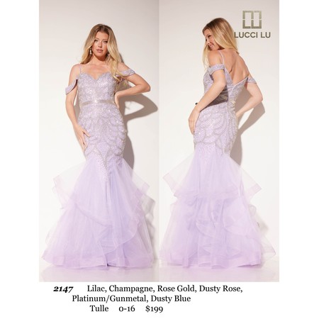 Lucci Lu LL-2147 Layered Evening Wear Style 2147