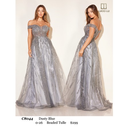 Lucci Lu LL-C8044 Jeweled Layered Evening Wear