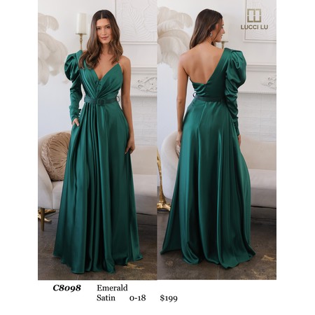 Lucci Lu LL-C8098 Silk Evening Wear Style C809