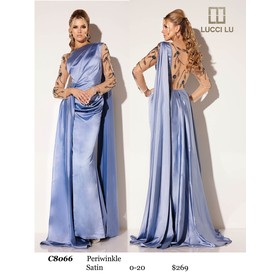 Lucci Lu LL-C8066 Silk Formal Gown Style C806