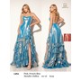 Lucci Lu LL-1365 Iridescent Chiffon Formal Gown