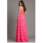 JOVANI 47898A Ruffle Chiffon Flared Prom Formal Wear