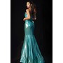JOVANI 44342A Lustrous Fishtail Seamed Prom Evening Gown