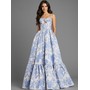 JOVANI 47328A Floral Jacquard Corset Ballgown