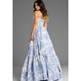 JOVANI 47328A Floral Jacquard Corset Ballgown