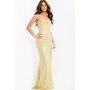 JOVANI 48073A Curved Bodice Embellished Prom Gown With Split