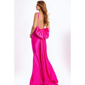 JOVANI 47669A Cowl Neckline Iridescent Jersey Prom Gown