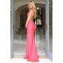 JOVANI 48070A Rhinestone Jersey Prom Formal Evening Gown With Crisscro