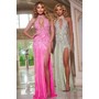 JOVANI 43929A Halter Shimmeringings Prom Formal Wear