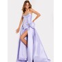 JOVANI 49196A Bare Shoulder Bow Accent Prom Evening Wear