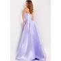 JOVANI 49196A Bare Shoulder Bow Accent Prom Evening Wear