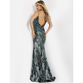 JOVANI 42600A Butterfly Detailed Prom Formal Wear