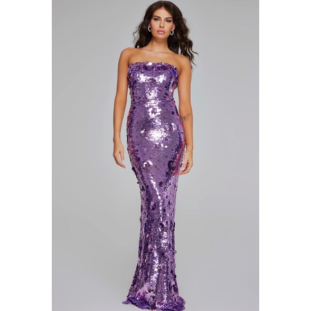 JOVANI 42154A Tube Style Sequin Evening Formal Evening Gown