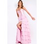JOVANI 50234A Shimmering Corset Ruffle Ball Formal Evening Gown