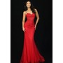 JOVANI 44565A Linear Gem-Adorned Curved Bodice Long Formal Gown