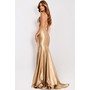 JOVANI 48733A Embellished V-Neckline Trumpet Prom Gown