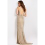 JOVANI 48548A Beaded Keyhole Bodycon Long Gown